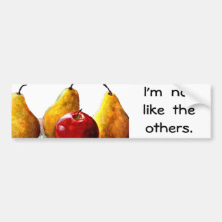 Pears Apple konststilleben Bildekal