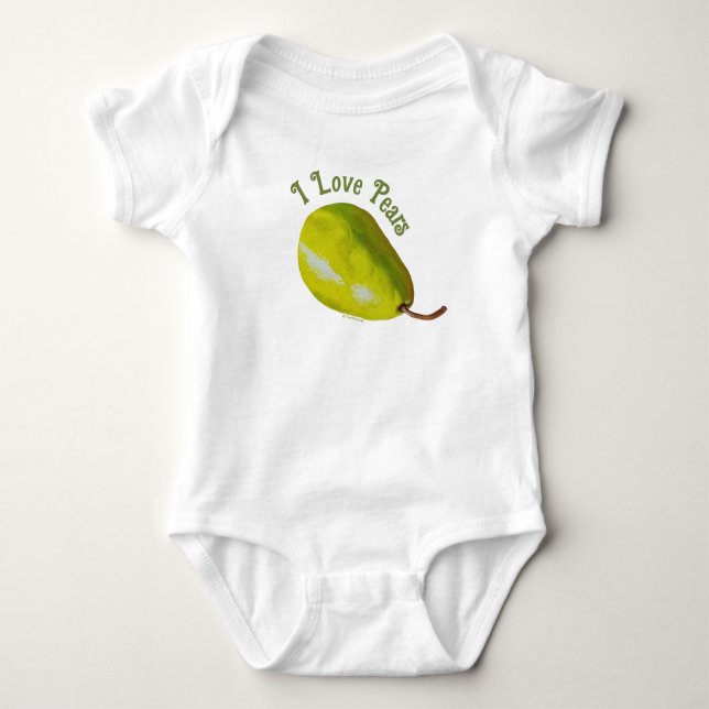 Pears Baby Bodykostydräkt T Shirt (Framsida)