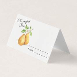 Pears brudshowers - bröllopsbord nummer kort