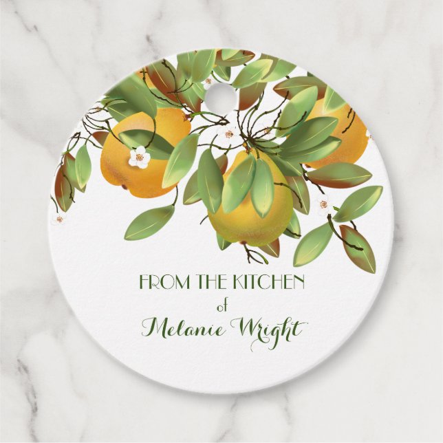 Pears Fruit Canning Gift Gåvor Etiketter (Framsida)