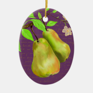 Pears skrivar prydnaden julgransprydnad keramik