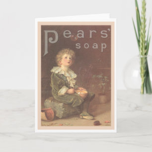 Pears Soap Bubbles Ad. Kort
