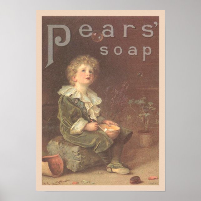 Pears Soap Bubbles Ad. Poster (Framsidan)