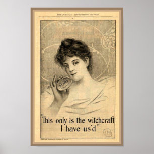 Pears Soap Witchcraft Ad. Poster