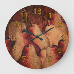 Pears Vintage Stil Wall Clock Stor Klocka