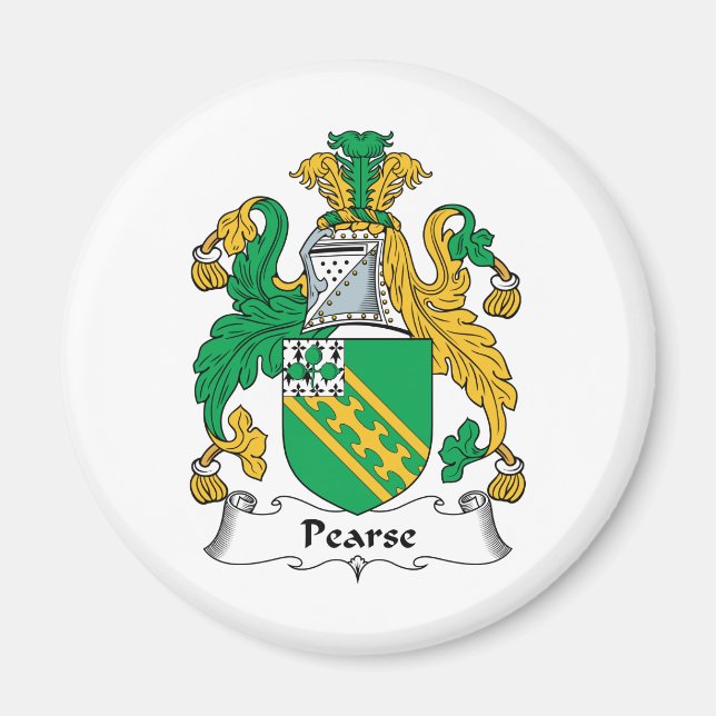 Pearse Family Crest Magnet (Framsidan)