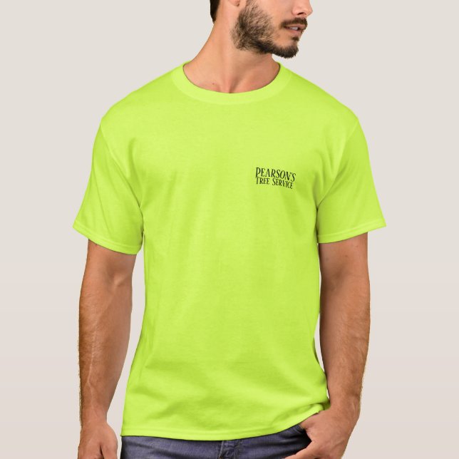 Pearsons Träd Service T-Shirt (Framsida)