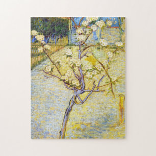 Pearträd i blommarVincent Van Gogh konst Pussel