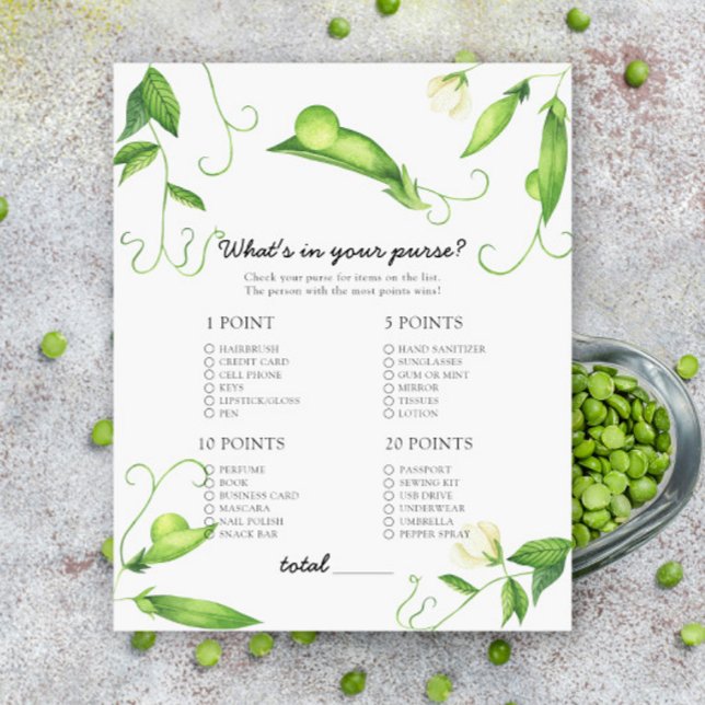 Peas babydusch - Vad är det i din handväska? (Skapare uppladdad)