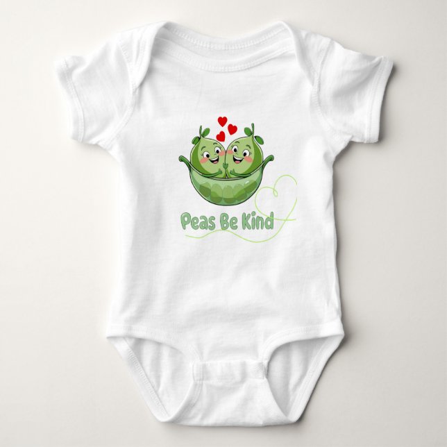 Peas be kind t shirt (Framsida)