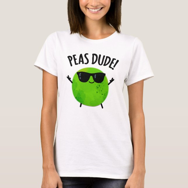 Peas Grany Veggie Pea Pun T Shirt (Framsida)
