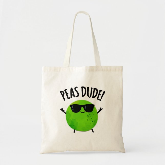Peas Grany Veggie Pea Pun Tygkasse (Framsidan)