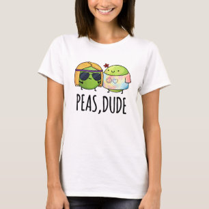 Peas Killen Funny Hippie Pea Pun T Shirt