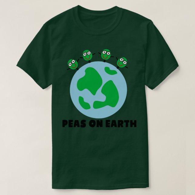 PEAS ON EARTH T SHIRT (Design framsida)
