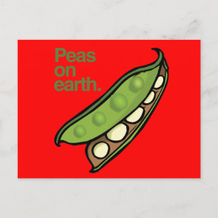 PEAS ON EARTH VYKORT