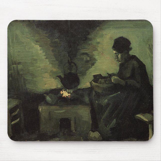 Peasant Woman, Fireplace, Vincent van Gogh Musmatta (Framsidan)
