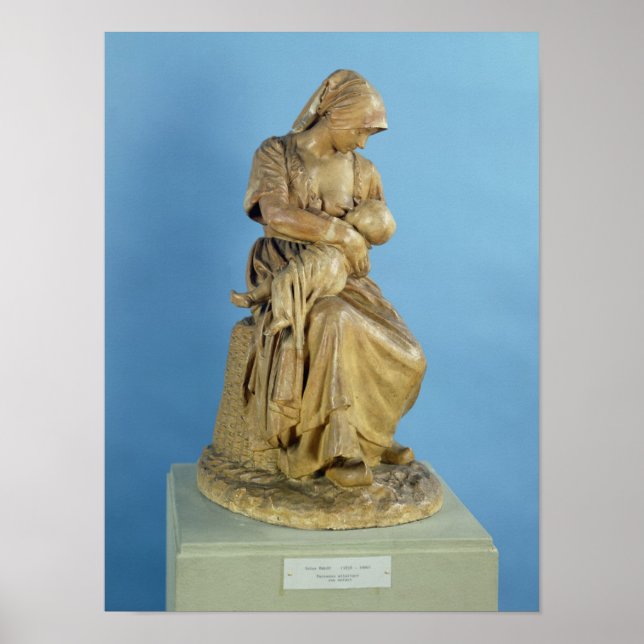 Peasant Woman Matar sitt barn Poster (Framsidan)