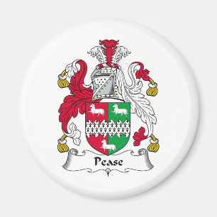 Pease familjvapensköld magnet