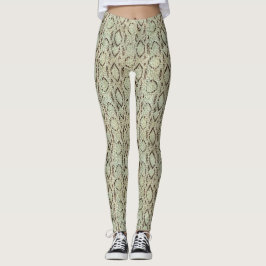 Peau reptile serpent leggings