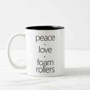 Peave Love Foam Rollers Två-Tonad Mugg