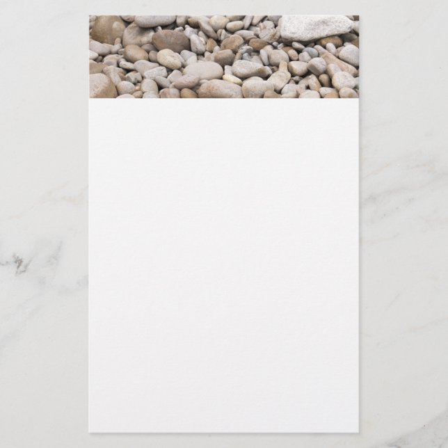 Pebble-bakgrund mönster brevpapper (Framsida)