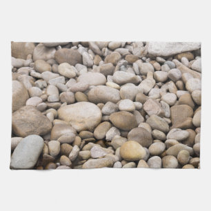 Pebble-bakgrund mönster kökshandduk