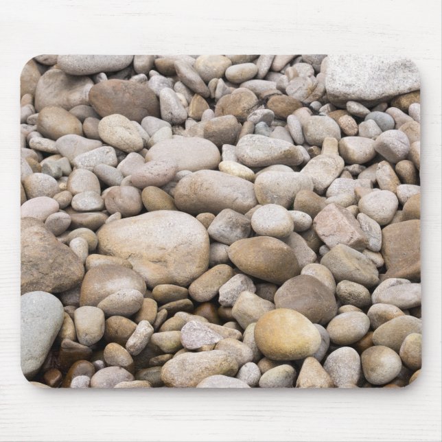 Pebble-bakgrund mönster musmatta (Framsidan)