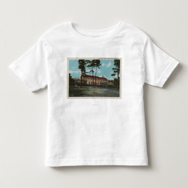 Pebble Beach CA - Del Monte Inkvartera beskådar T Shirt (Framsida)