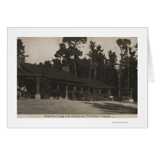 Pebble Beach, CA - Lodge in Firth by Sea Hälsningskort