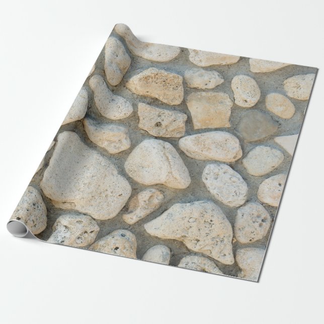 Pebble mönster presentpapper (Utrullad)