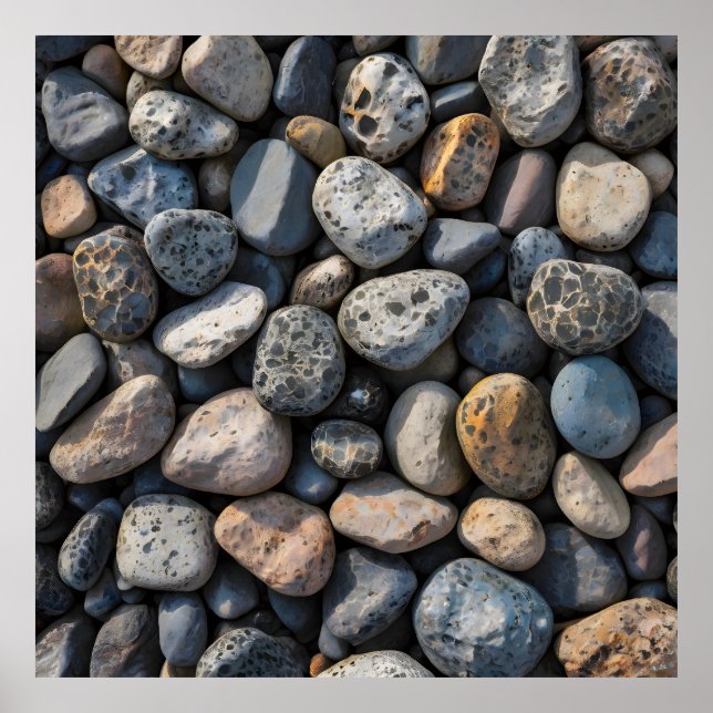 Pebble Mosaic Poster (Framsidan)