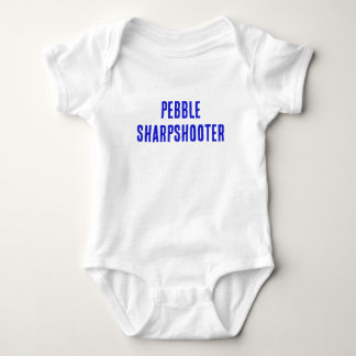 Pebble Sharpshooter - Baby Bodykostblått T Shirt
