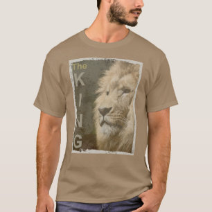 Pebble Trendig Modern Elegant Pop Art Lejon mall T Shirt
