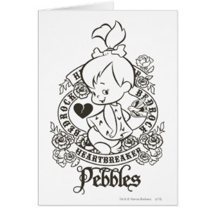 PEBBLES™-Heartbreaker B&W Hälsningskort