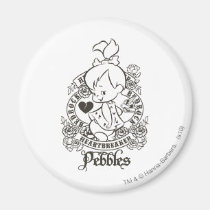 PEBBLES™-Heartbreaker B&W Magnet