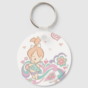 PEBBLES™-kärlek virvlar runt Nyckelring