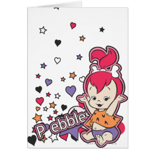 PEBBLES™-lilahjärta Hälsningskort