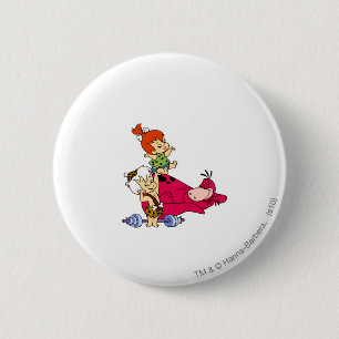 PEBBLES™ och Bam Bam och Dino Playtime Knapp