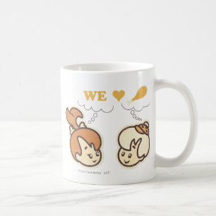 PEBBLES™ och kärlekmat för Bam Bam Kaffemugg