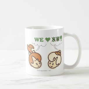 PEBBLES™ och kärleknatur för Bam Bam Kaffemugg