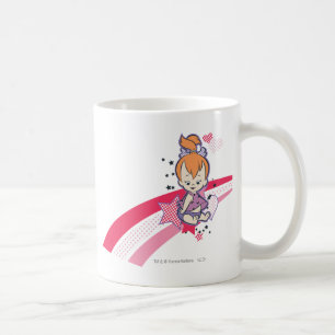 PEBBLES™ på den rosa regnbågen Kaffemugg