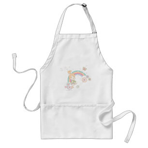 PEBBLES™-regnbåge- och blommamoln Förkläde