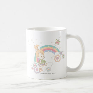 PEBBLES™-regnbåge- och blommamoln Kaffemugg