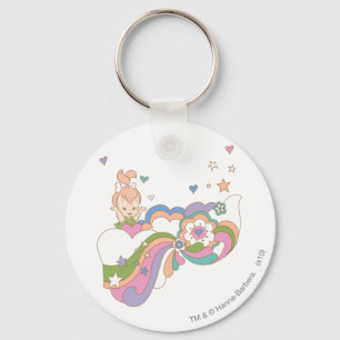 PEBBLES™-regnbågemoln Nyckelring