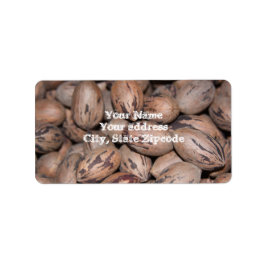 Pecan-Adressetiketter Adressetikett