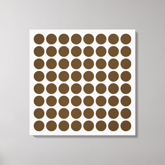 Pecan-Neutralter Canvastryck (Framsida)