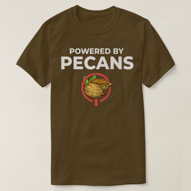 Pecan Nöt Rostat Träd Candy Paj Praline Cookies T Shirt (Design framsida)