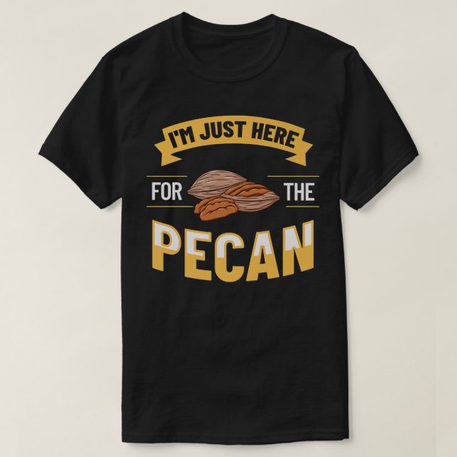 Pecan Nöt Rostat Träd Candy Paj Praline Cookies T Shirt (Design framsida)