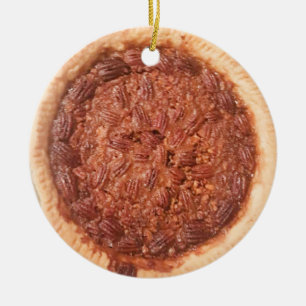 Pecan Paj Food Photo jul Ceramic Ornamic Julgransprydnad Keramik