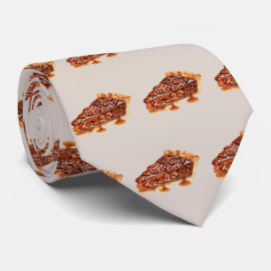 Pecan paj i mönster-bakeripecan, tippad, i rutten slips